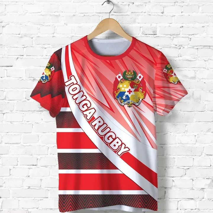 Tonga Rugby T Shirt Victorian Vibes K36 | Lovenewzealand.co