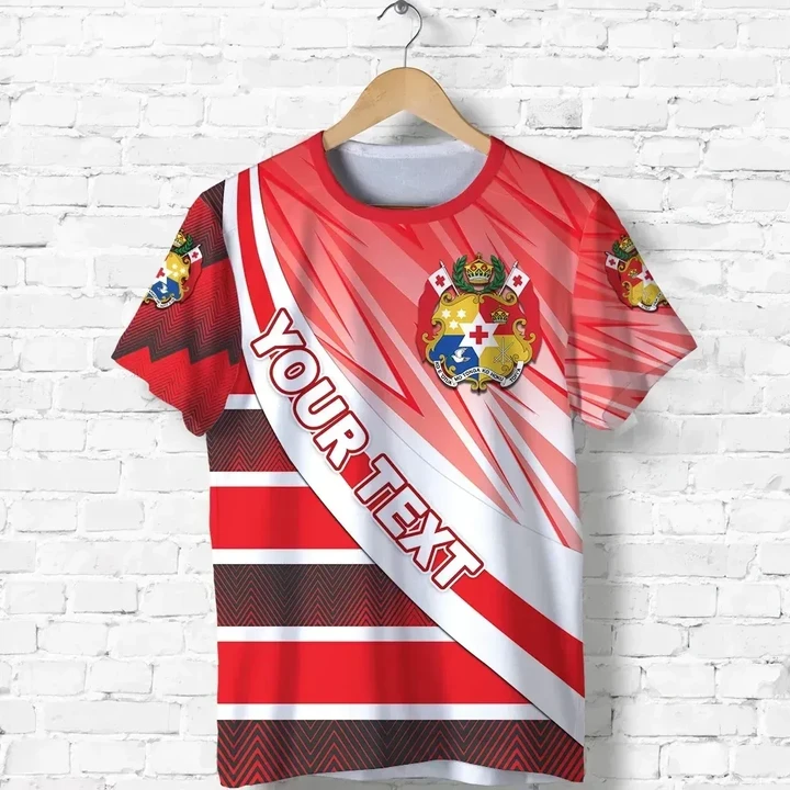 (Custom Personalised) Tonga Rugby T Shirt Victorian Vibes K36 | Lovenewzealand.co
