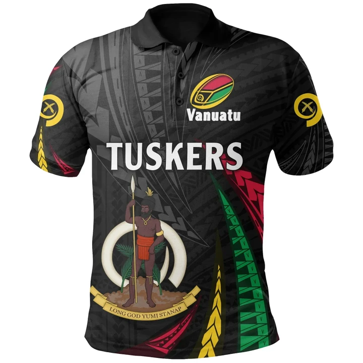 Vanuatu Rugby Polo Shirt Tuskers Tornado Style TH5 | Lovenewzealand.co