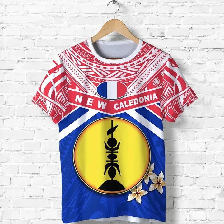 New Caledonia Rugby T Shirt Polynesian K13 | Lovenewzealand.co