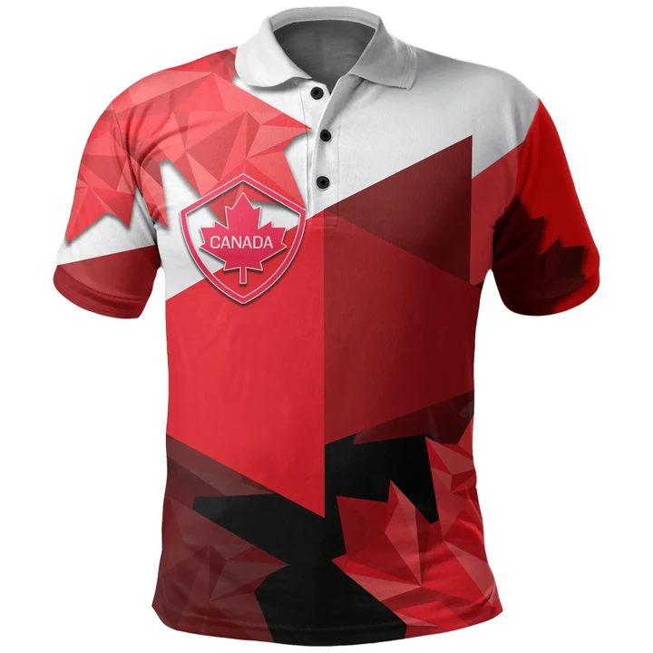Rugbylife Canada Polo Shirt Maple Leaf TH4 | Lovenewzealand.co