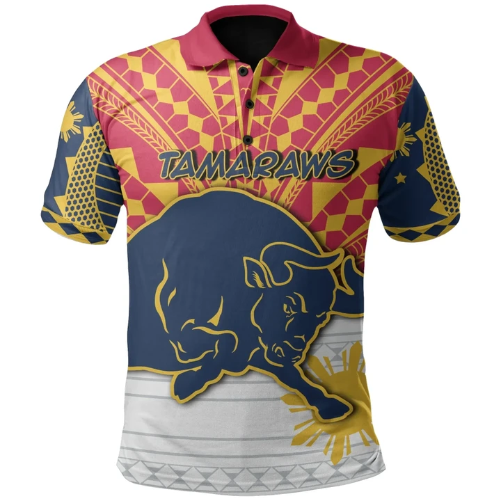 Philippines Tamaraws Rugby Polo Shirt TH4 | Lovenewzealand.co