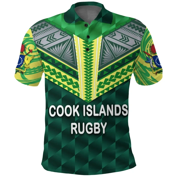 Cook Islands Rugby Polo Shirt K8 | Lovenewzealand.co