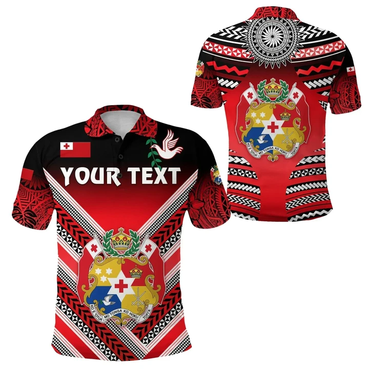 (Custom Personalised) Mate Ma'a Tonga Rugby Polo Shirt Polynesian Creative Style K8 | Lovenewzealand.co