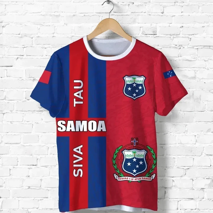 Samoa Rugby T Shirt Siva Tau K12 | Lovenewzealand.co