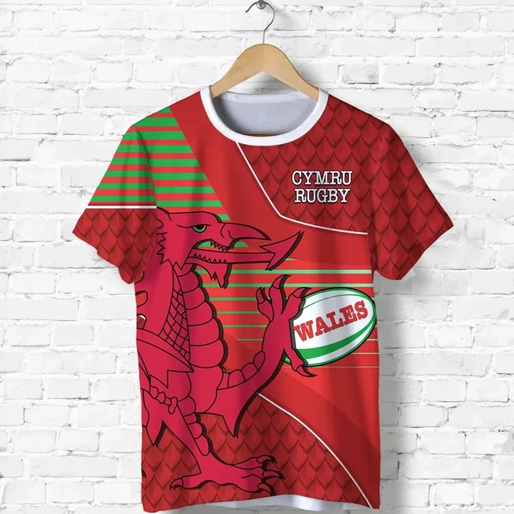 Wales Rugby T Shirt Dragon Special - CYMRU K13 | Lovenewzealand.co