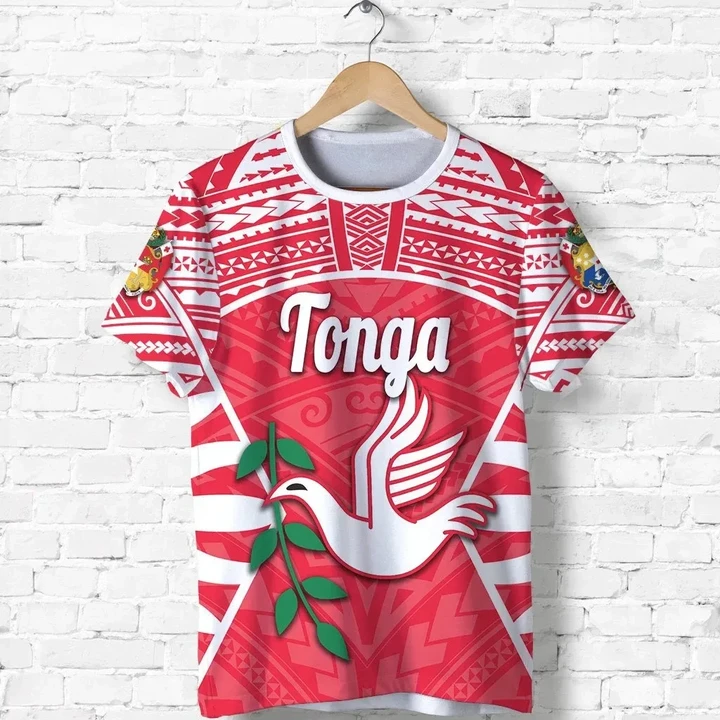 Tonga T Shirt Rugby Style K8 | Lovenewzealand.co