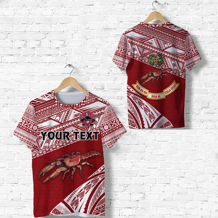 (Custom Personalised) Rewa Rugby Union Fiji T Shirt Special Version - Red K8 | Lovenewzealand.co