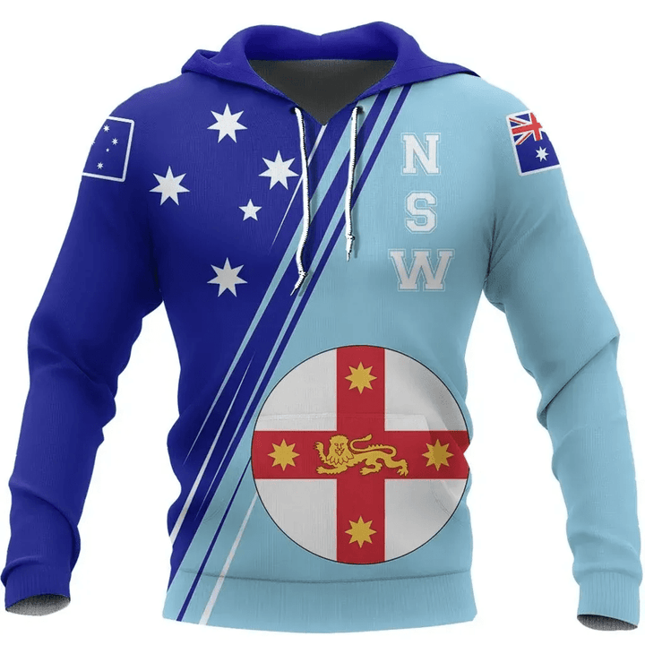 rugbylife Australia Hoodie - New South Wales Flag - Bn14| Lovenewzealand.co
