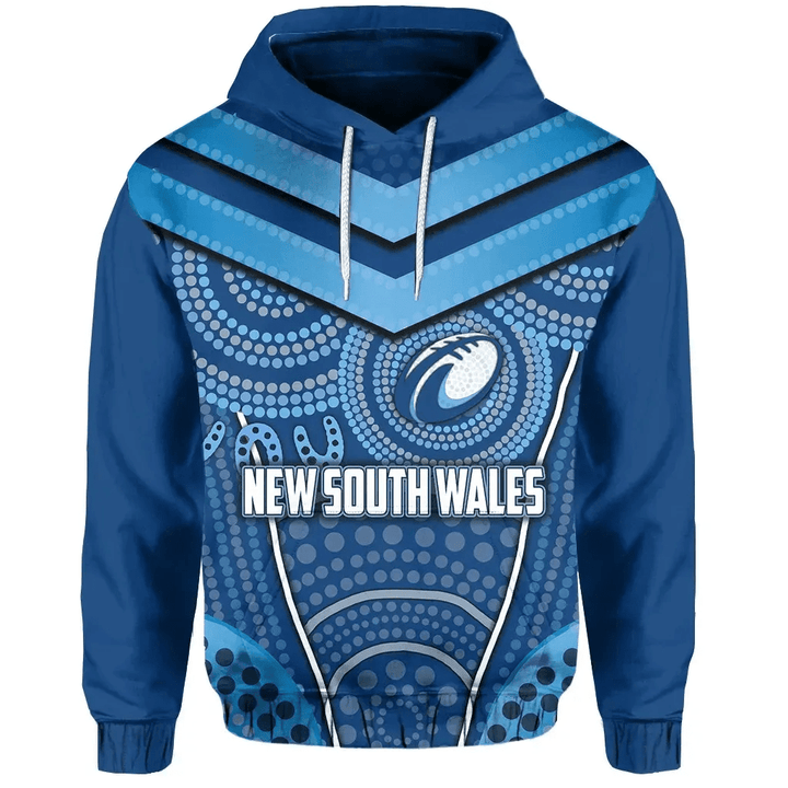 New South Wales Hoodie - Rugby Style TH5| Lovenewzealand.co