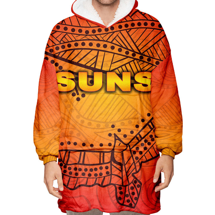 Snug HoodieGold Coast Suns Indigenous Limited Edition - Football Team Snug Hoodie | Rugbylife.co
