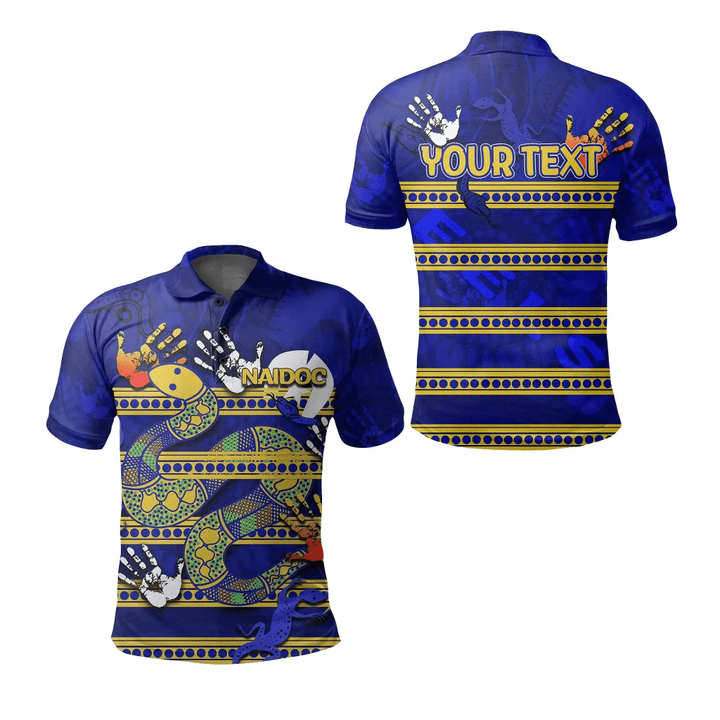 (Custom Personalised)Naidoc Parramatta Eels Polo Shirt Aboriginal Patterns TH4 | Lovenewzealand.co