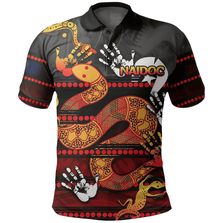 Naidoc Parramatta Eels Polo Shirt Aboriginal Patterns Style Black TH4 | Lovenewzealand.co