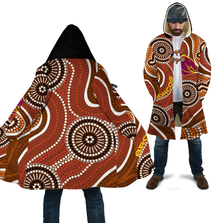 Rugby Life Cloak - Brisbane Broncos Aboriginal T5