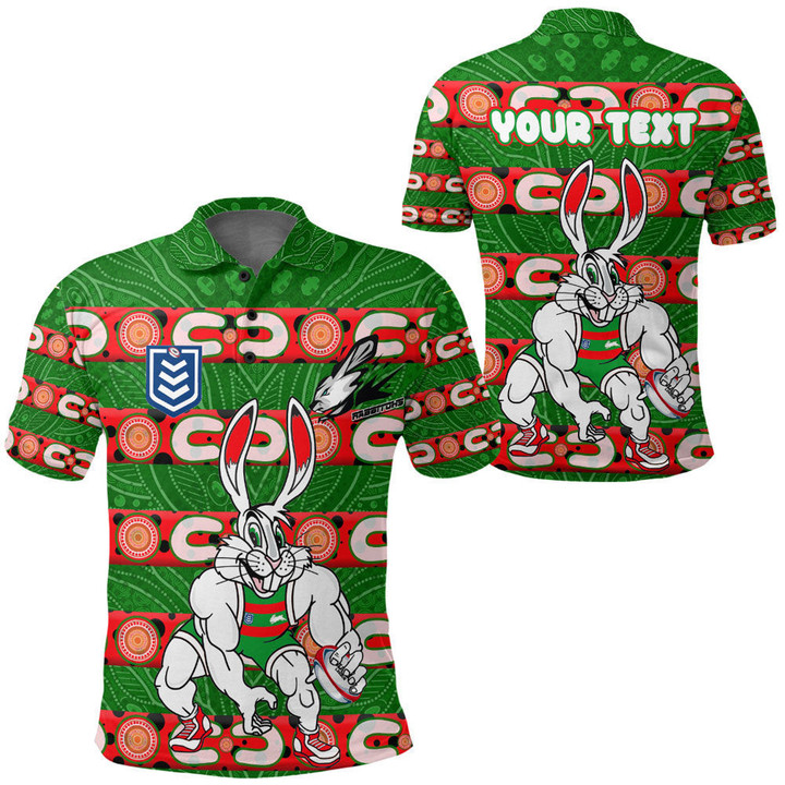 Love New Zealand Clothing - South Sydney Rabbitohs Comic Style Polo Shirts A35 | Love New Zealand