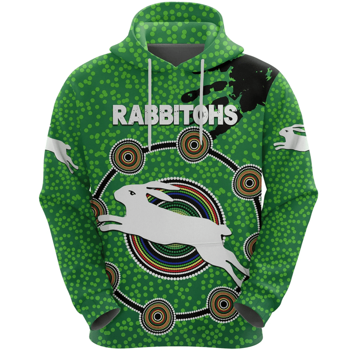 Naidoc Rabbitohs Hoodie Aboriginal Vibes No.1 K36| Lovenewzealand.co