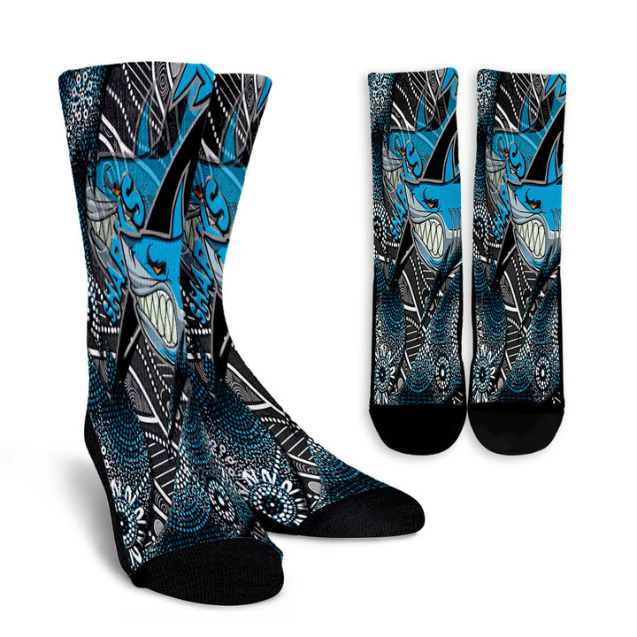 Love New Zealand Crew Socks - Cronulla-Sutherland Sharks Aboriginal Crew Socks | africazone.store
