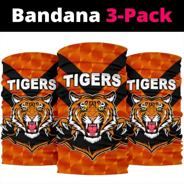 Balmain Bandana 3-Pack Tigers Orange Vibes No.2 K8 | Lovenewzealand.co