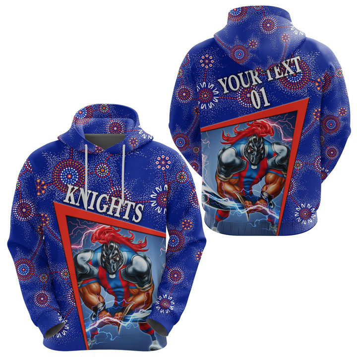 (Custom Personalised) Newcastle Knights Hoodie Indigenous Limited Edition NO.1, Custom Text And Number | Lovenewzealand.co