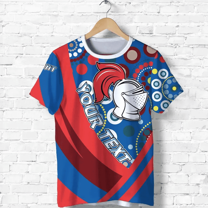 (Custom Personalised) Newcastle Knights T Shirt Indigenous Impressive K13 | Lovenewzealand.co