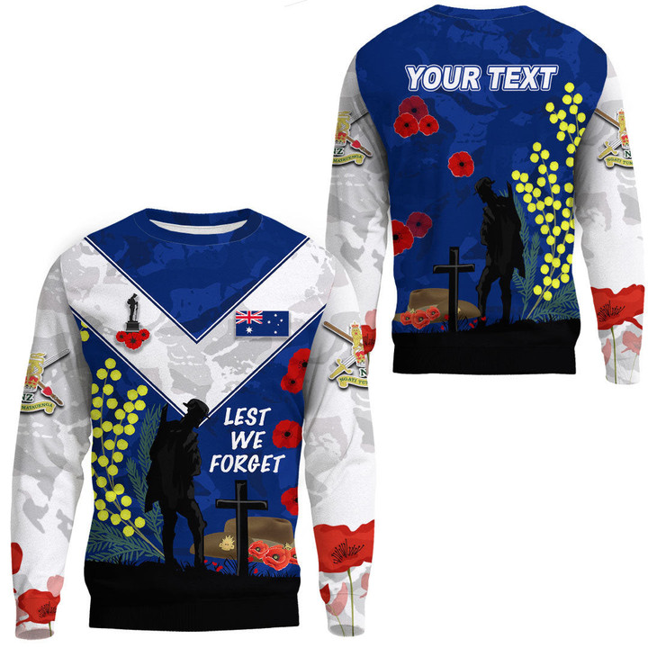 (Custom) Australia Anzac Lest We Forget 2022.Sweatshirt | Lovenewzealand.co
