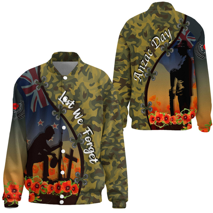 Love New Zealand Clothing - Anzac Day Camouflage Soldier New Zealand - Thicken Stand-Collar Jacket A95 | Love New Zealand