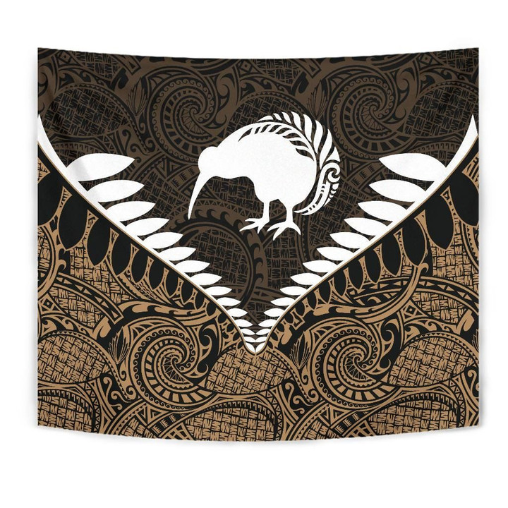 Kiwi Silver Fern Classic Tapestry Gold K4