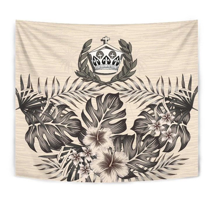 Tonga Tapestry - The Beige Hibiscus A7