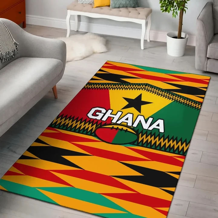 Ghana Rugby Area Rug