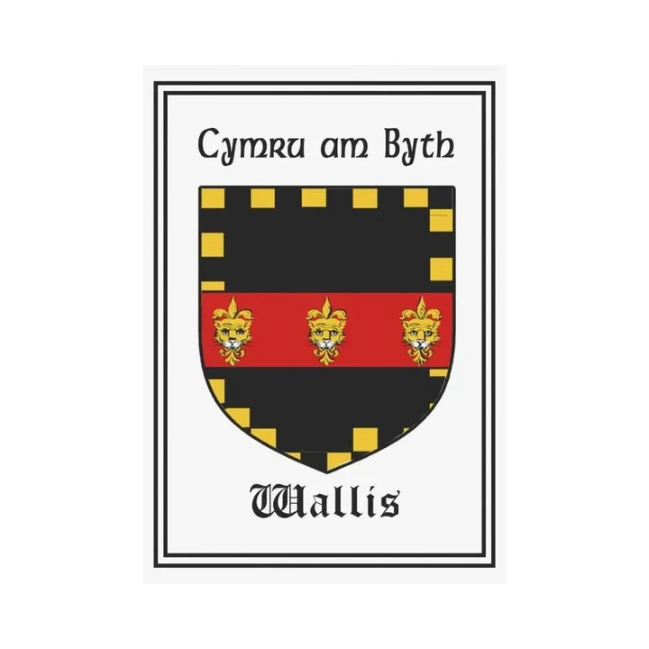 Wallis (Of Llan-Arth, Monmouthshire) Welsh Garden Flag A9