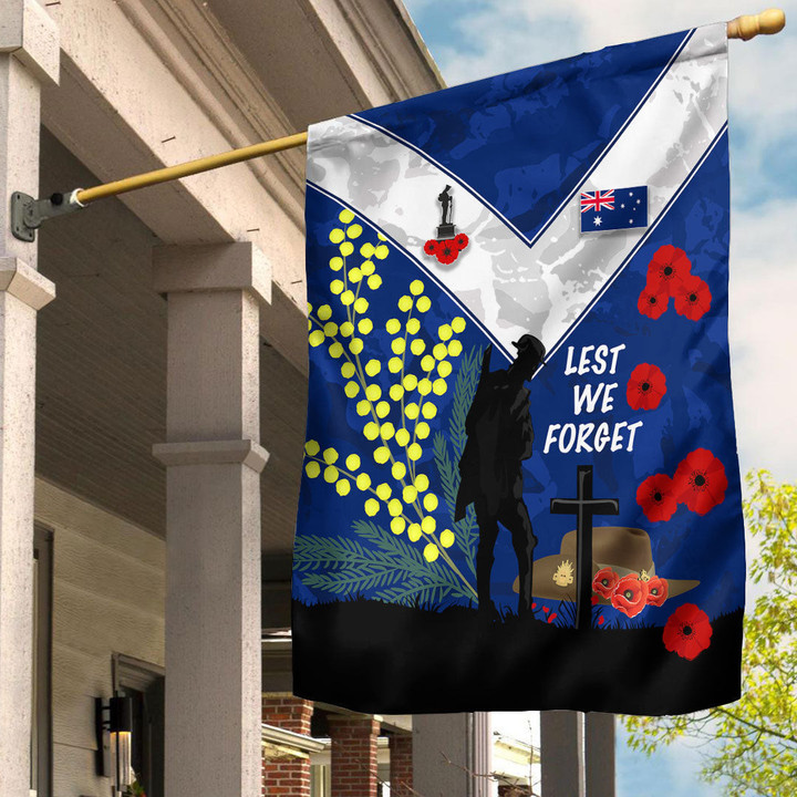 Rugbylife Flag - Australia Anzac Lest We Forget 2024 Flag