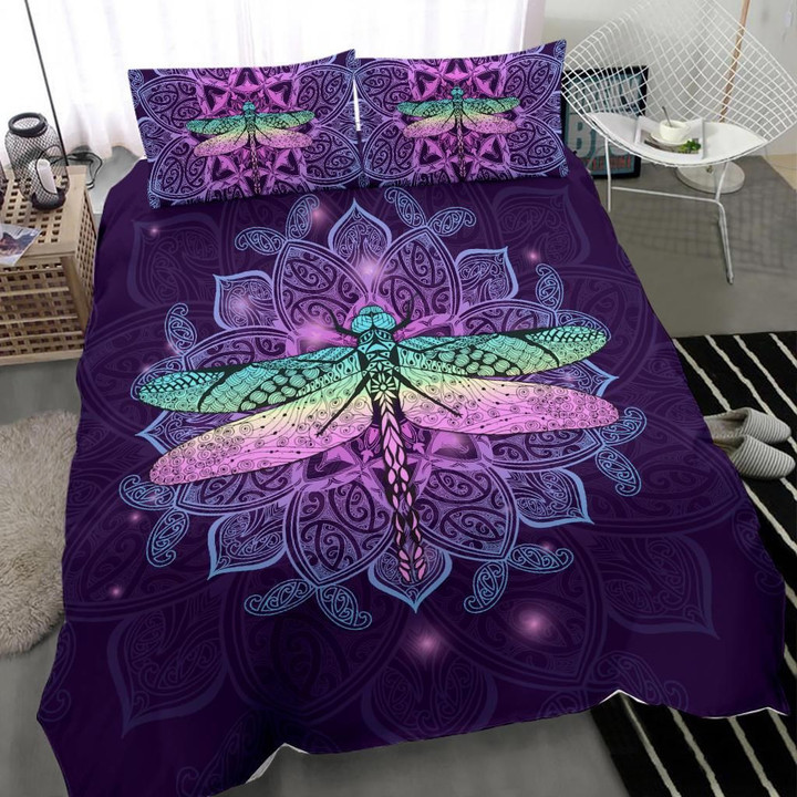 Maori Mandala Dragonfly Bedding Set K5