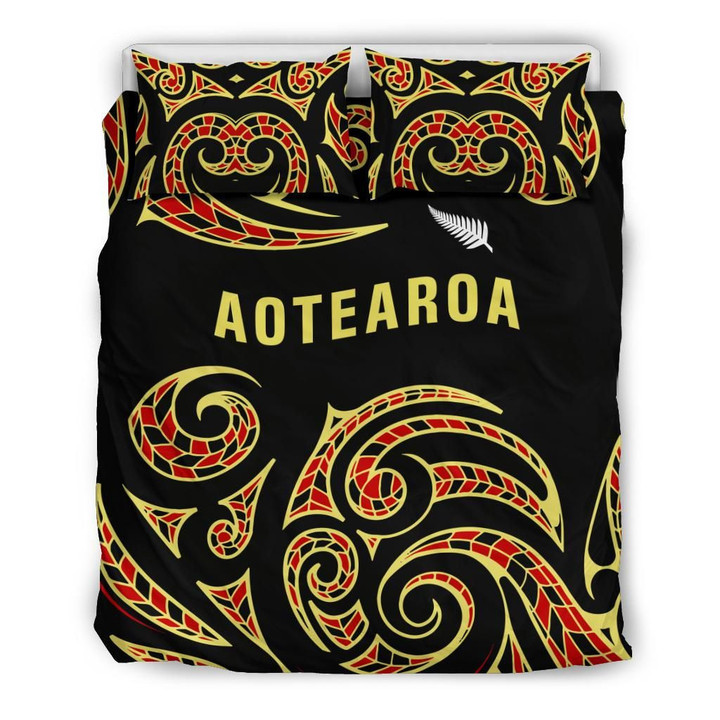 Aotearoa Bedding Set Maori Th5
