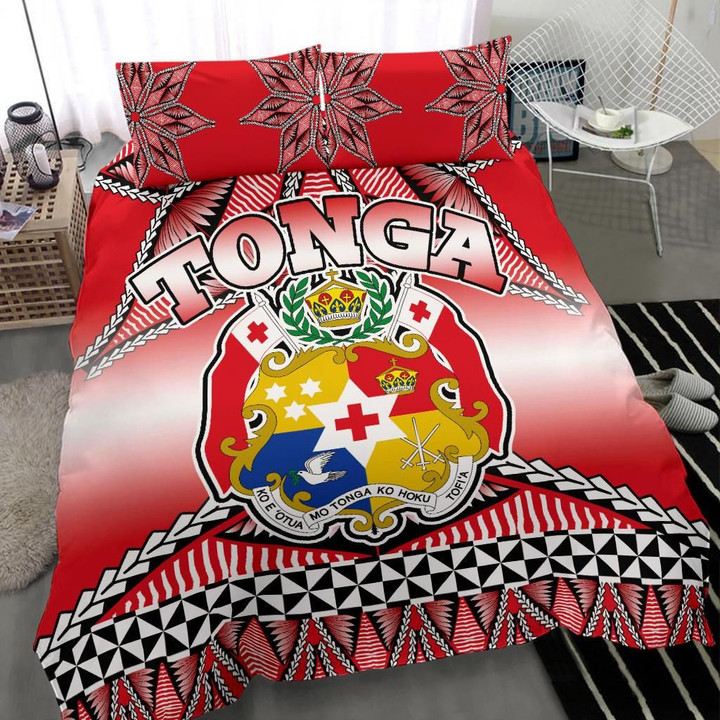 Tonga Coat Of Arms Bedding Set - Bn12