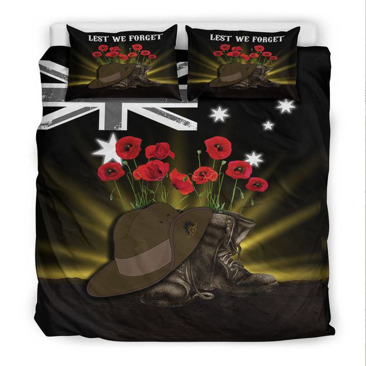 Rugbylife Bedding Set - Anzac Day Hat & Boots Bedding Set