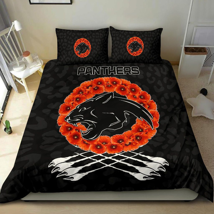 Rugby Life Bedding Set - Panthers Bedding Set Anzac Country Style K36