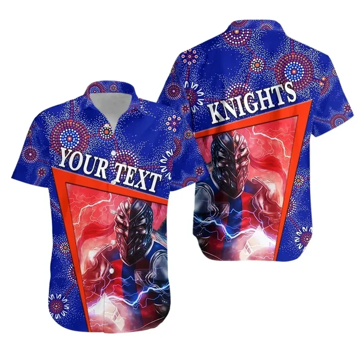 Rugby Life Shirt - (Custom Personalised) Newcastle Knights Hawaiian Shirt Indigenous Limited Edition K8