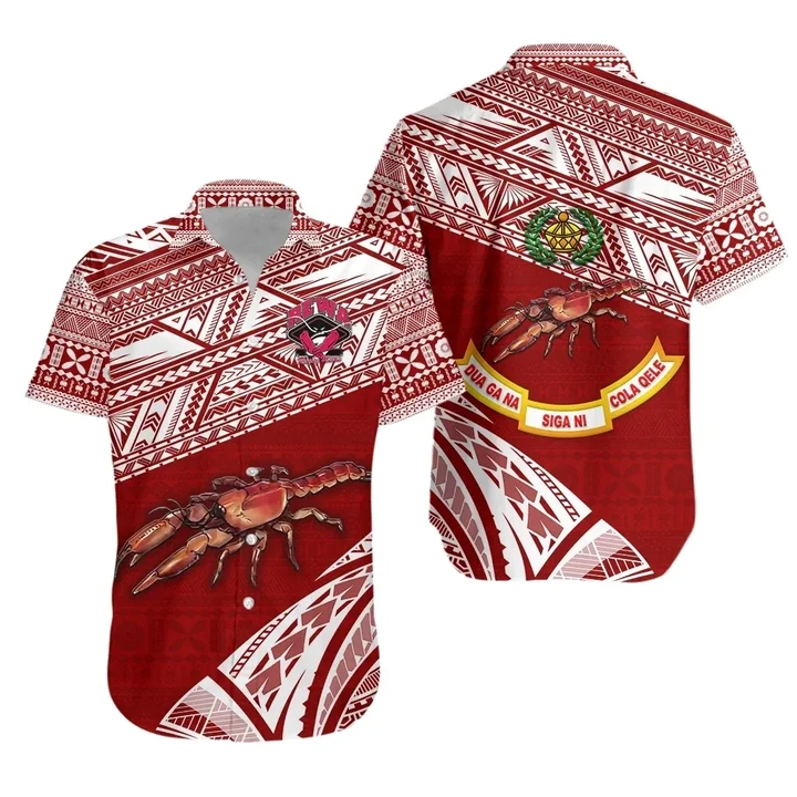 Rugbylife Shirt - Rewa Rugby Union Fiji Hawaiian Shirt Special Version - Red K8