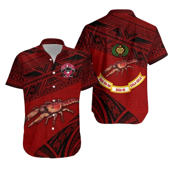 Rugbylife Shirt - Rewa Rugby Union Fiji Hawaiian Shirt Special Version - Red NO.1 K8