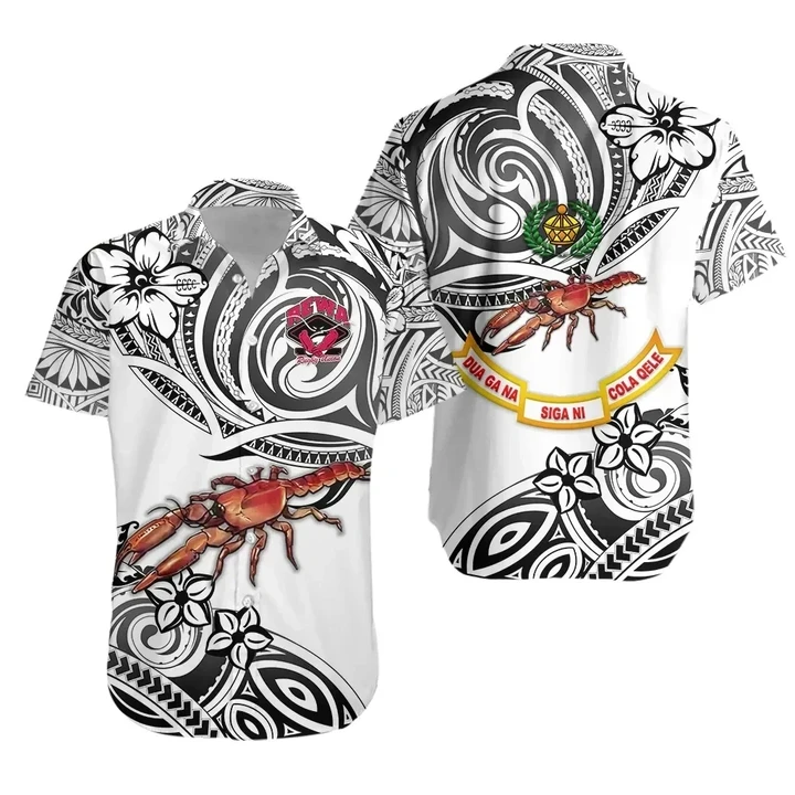 Rugbylife Shirt - Rewa Rugby Union Fiji Hawaiian Shirt Unique Vibes - White K8
