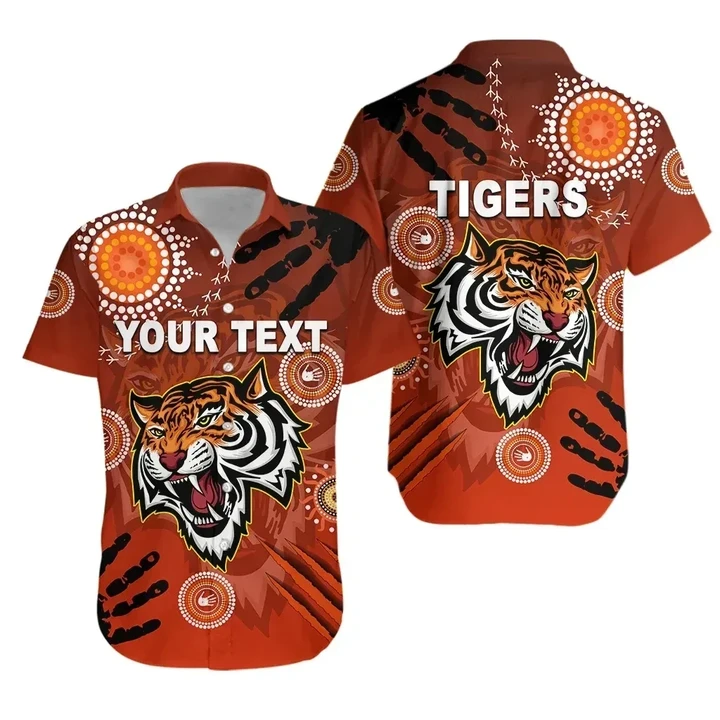 Rugby Life Shirt - (Custom Personalised) Wests Hawaiian Shirt Tigers Indigenous Country Style K36