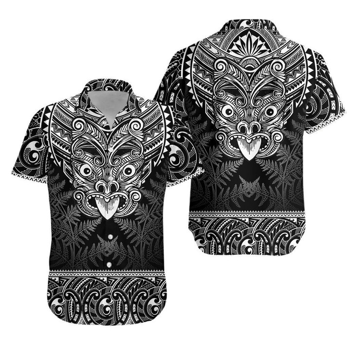 Rugbylife Shirt - New Zealand Rugby Hawaiian Shirt Maori Haka - Silver Fern TH6