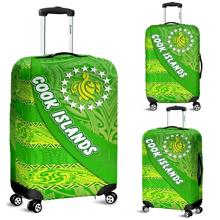 Cook Islands Luggage Covers Polynesian Victorian Vibes K36