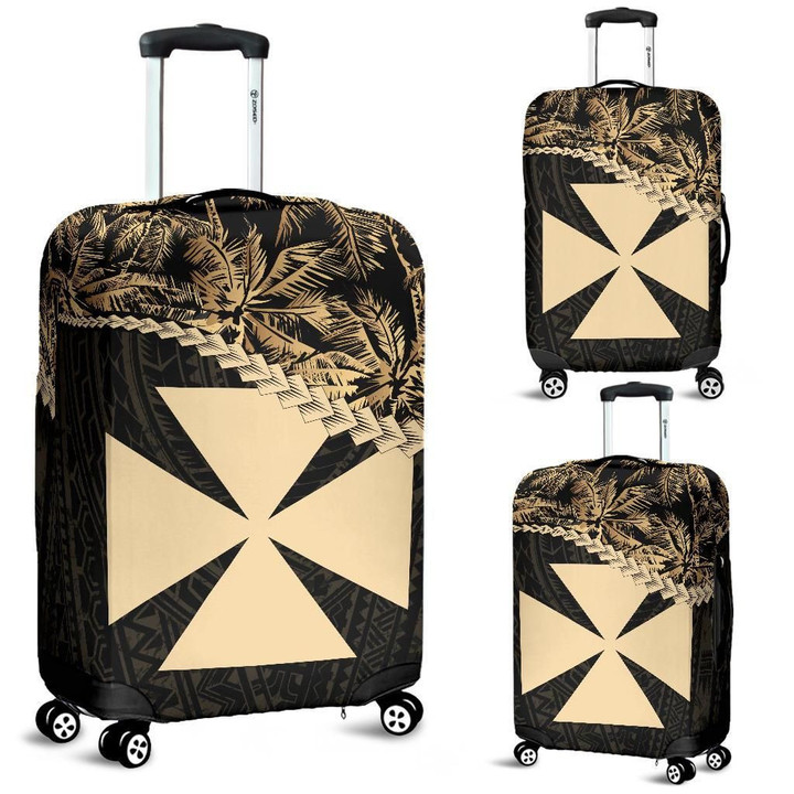 Wallis And Futuna Luggage Covers Golden Coconut A02