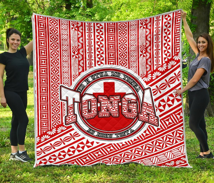 Tonga Red Premium Quilt A0