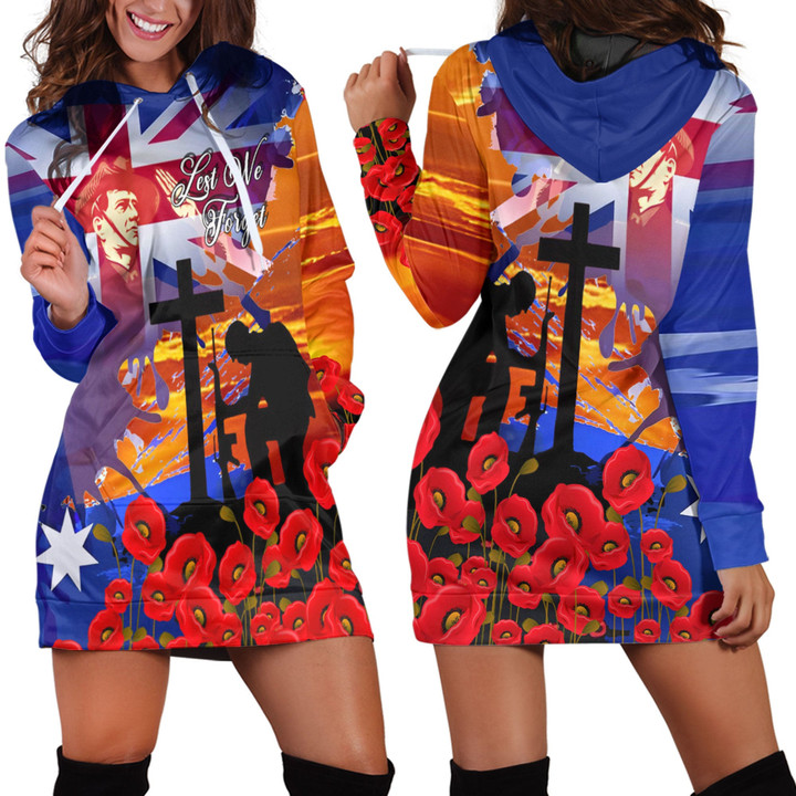Anzac Day Soldier - Hoodie Dress A95