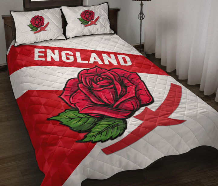 Rugbylife Quilt Bed Set - England Rugby Quilt Bed Set Sporty Style K8