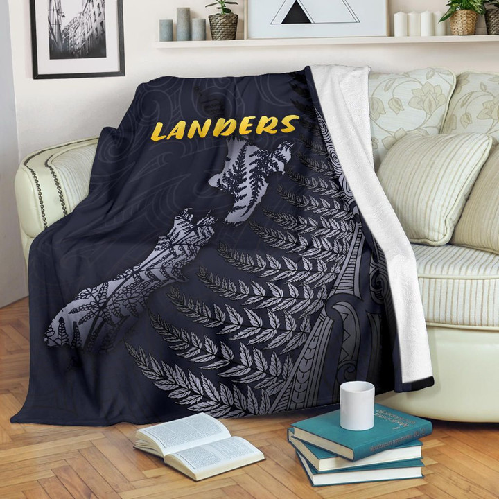 New Zealand Landers Premium Blanket Highlanders K8
