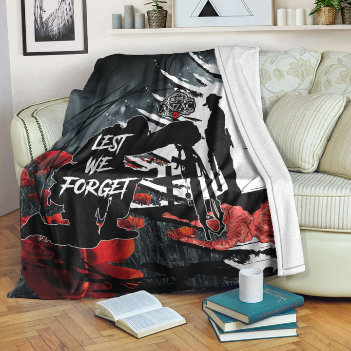 Rugbylife Blanket - Spirit Anzac Day Soldier Premium Blanket