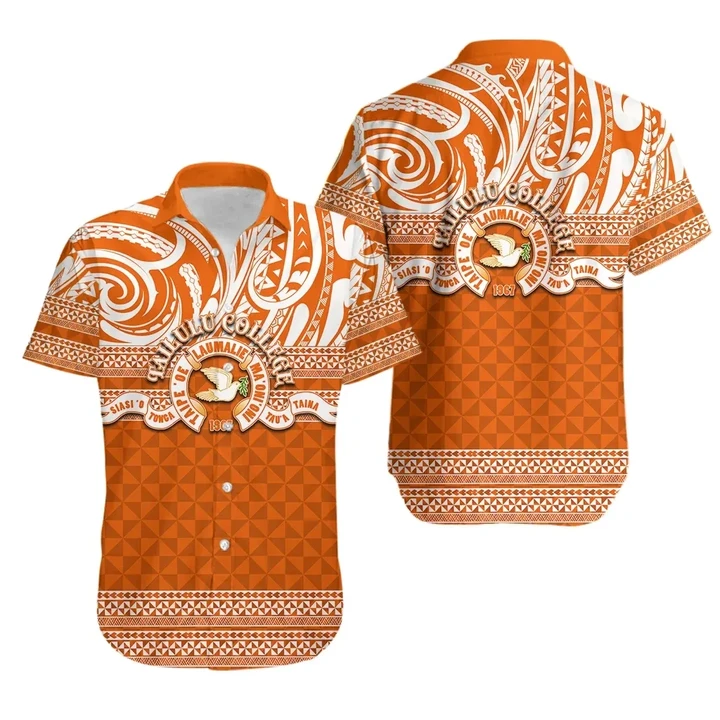 Tailulu College Hawaiian Shirt Tonga Patterns K6